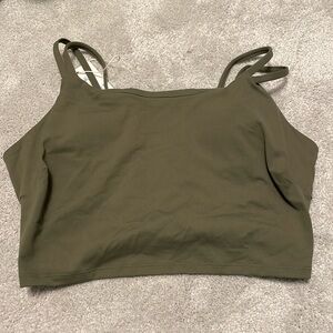 HALARA NWT Olive Green Sports Bra XL